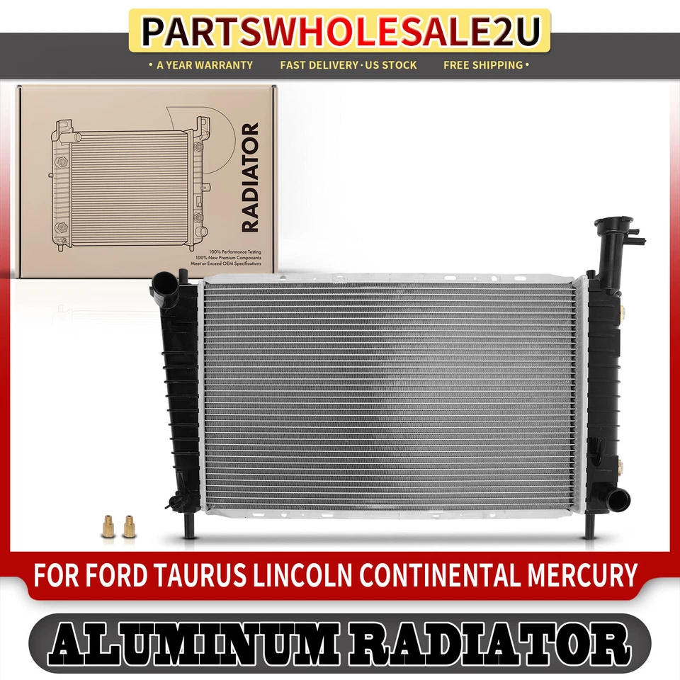 Radiator for Ford Taurus Mercury Sable 1986-1995 Lincoln Continental 1988-1994 - Image 1 of 4