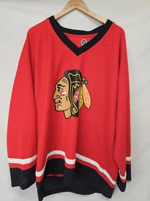 Camiseta deportiva de hockey para adultos NHL Chicago Blackhawks roja talla XXL Foto 1 de 3