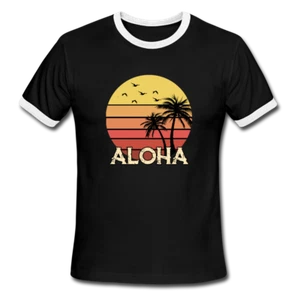 Aloha Beach - Men'S Ringer T-Shirt - Picture 1 of 6