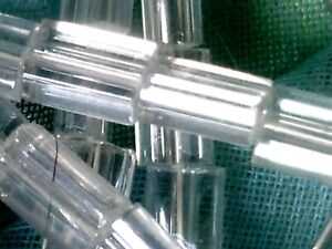 Vtg 300 CLEAR PILLOW BEAUTIFUL GLASS BEADS CZECH  #061612b