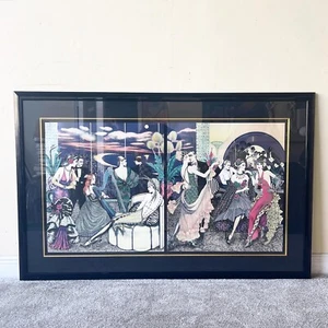 Art Deco Lithographs “Who Needs Tomorrow?” & “We’ve Got Tonight” by Mary Vickers - Picture 1 of 8