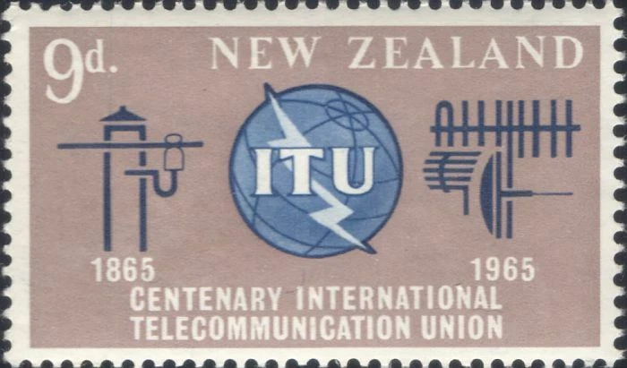 Nueva Zelanda 1965 UIT-UIT/Radio Anterior/Telégrafo/Comunicación 1v (n20664a) Foto 1 de 1