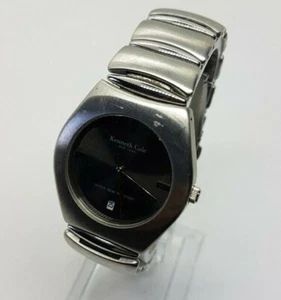 Kenneth Cole New York Designer Silver Tone watch for men and women 35mm Case - Picture 1 of 10