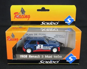 Solido Racing 1:43 Diecast Renault 5 Maxi Turbo 1908 MIB MZ716 - Picture 1 of 4