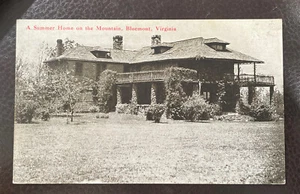 A Summer Home on the Mountain, Bluemont, Virginia, Vintage Postcard - Picture 1 of 4