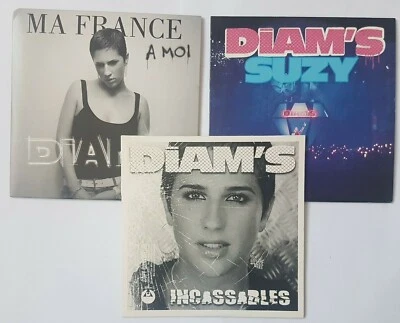 DIAM'S ■ LOT 2 x CD RAP PROMO + INCASSABLES ■ MA FRANCE + TIERSEN /  SUZY (LIVE) - Photo 1/4