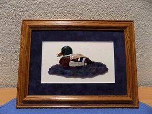 Obra de arte Mallard de SST Studios Toledo, OH enmarcada y mate - Imagen 1 de 6