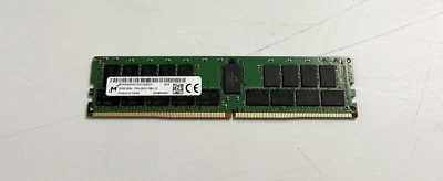 Micron 32GB (1x 32GB) 2Rx4 DDR4 2933MHz PC4-23400 ECC Registered Memory Module - Image 1 of 3