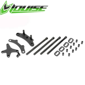 Louise LNHA410 Front Bumper Holder Set LDX LRX T410 Drift & Rally + Carten  - Picture 1 of 1