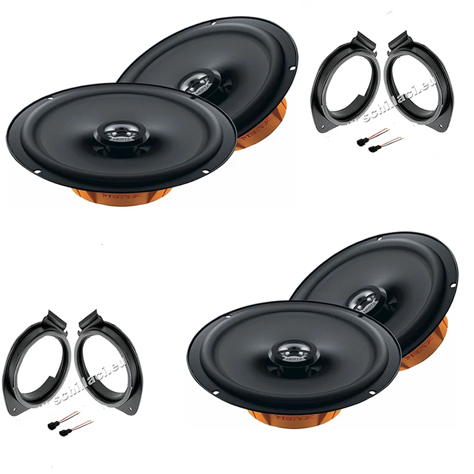 Kit 4 casse per Hertz Insigna/Astra/ Meriva Alpine con adattatori e supporti - Immagine 1 di 1