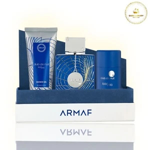 Club De Nuit Iconic Gift Set 3 Pcs By Armaf 3.4 Oz EDP - Picture 1 of 2