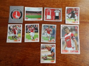 CHARLTON ATHLETIC - PANINI - COCA COLA CHAMPIONSHIP 2009 STICKERS