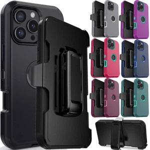 Funda a prueba de golpes/soporte con clip para cinturón para iPhone 17/17 Air/16 Pro/16 Pro Max - Imagen 1 de 54