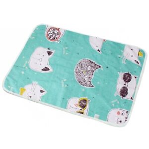 Newborn Baby Diaper Pad Mattress 35*45 Breathable Waterproof Cartoon Cotton