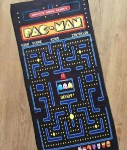 Toalla de microfibra transpirable antibacteriana de secado rápido Pac Man más grande del mundo - Imagen 1 de 7