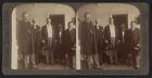 Photo of Stereograph,Working for Peace,President Roosevelt,Mikado,Czar,Mayflower