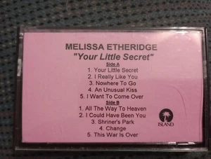 melissa etheridge your little secret cassette promo - Picture 1 of 2