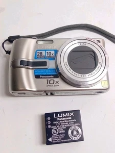 Panasonic Digital Camera Lumix DMC-TZ3 7.2MP Silver Tested . - Picture 1 of 8