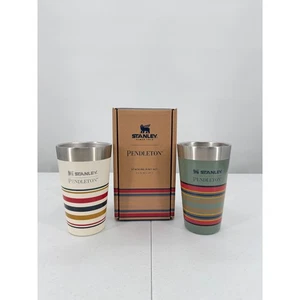 NUEVO STANLEY×PENDLETON Juego de vasos apilables de vidrio de pinta al vacío de acero inoxidable - Imagen 1 de 9