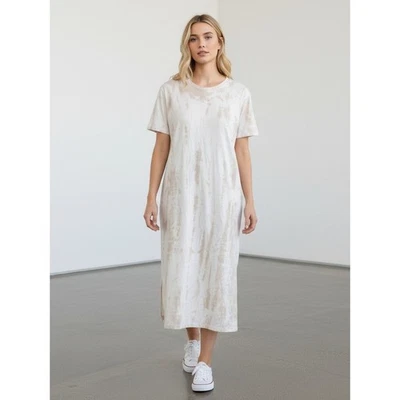 Old Navy Loose Vintage Tie-Dyed Midi T-Shirt Shift Dress Large - Image 1 of 4