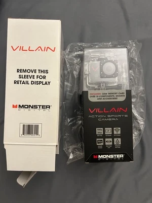 Monster цифровой CAMVA-1080-A злодей действие Sports водонепроницаемая камера (черный) - Изображение 1 из 4