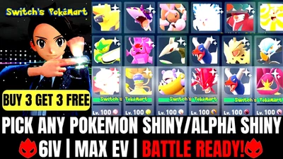 Pokémon Legends ZA Shiny & Alpha Shiny Pokemon Lv100 Max IVS EVS BUY3 GET 3 FREE - Image 1 of 4