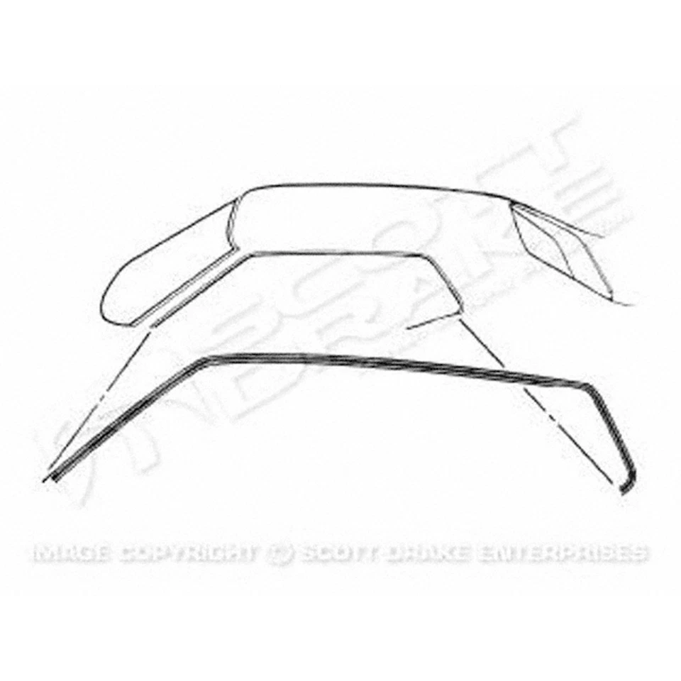 Impermeabilizadores de techo Ford Mustang 1971-1973 3023-537-711P Foto 1 de 1