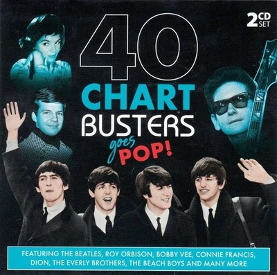Oldies  - 40 Chart Busters goes POP - 2x CDs  Beatles Elvis  - NEU - Bild 1 von 2
