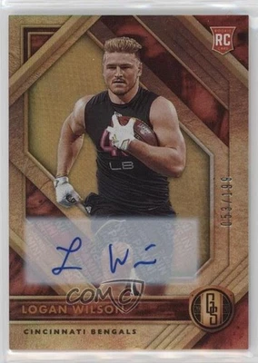 2020 Panini Gold Standard Rookies Auto /199 Logan Wilson #179 Rookie Auto RC - Image 1 of 2
