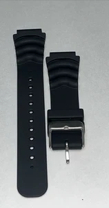 Original Pulsar 20 mm schwarz Kautschuk Armband Band für Pulsar 20 mm - Bild 1 von 4