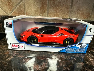 Maisto 1:18 Edición Especial Modelo Coche - Ferrari SF90 XX Stradale - Rojo Foto 1 de 3