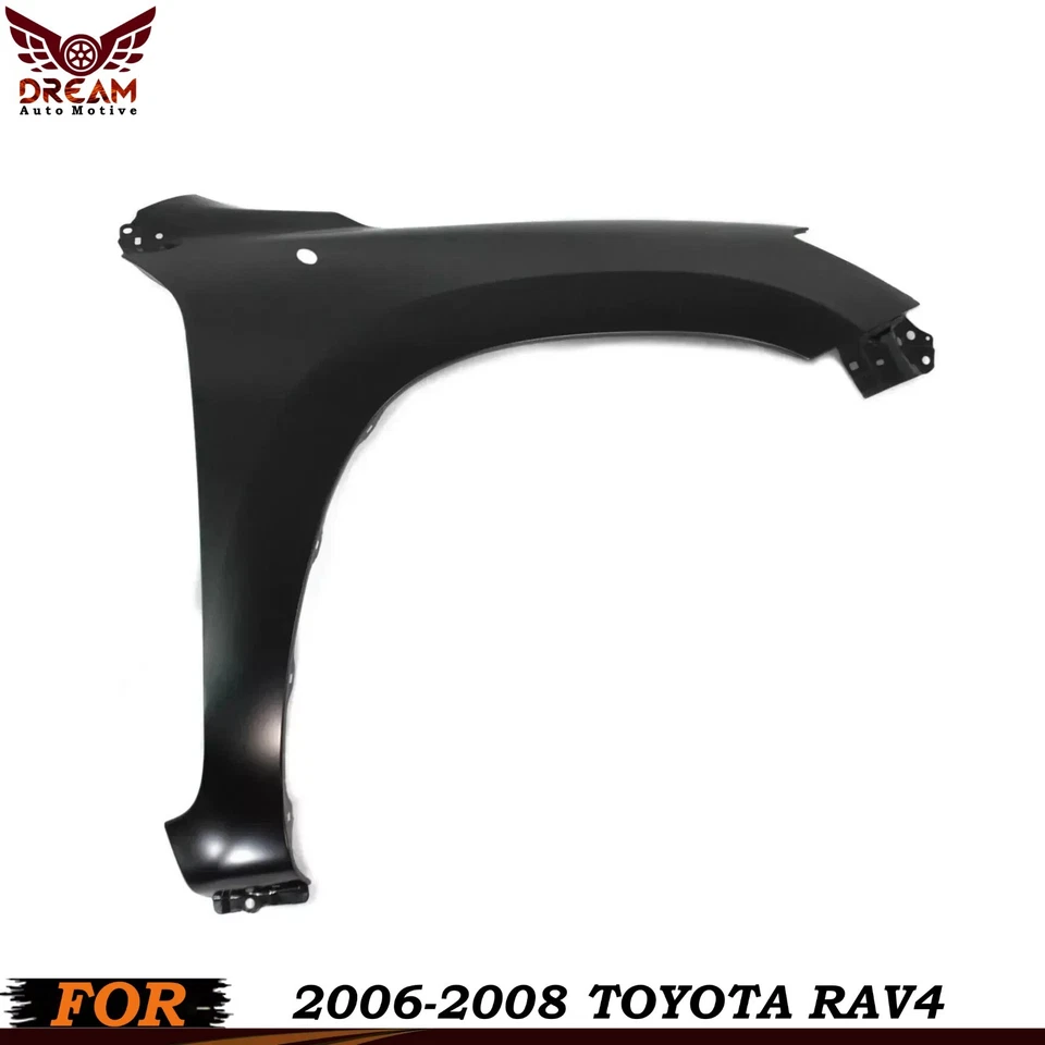 New Fender For 2006-2008 Toyota RAV4 Front Passenger Side Primed Steel Foto 1 de 4