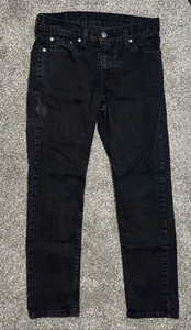 Levi's 511 Jeans Herren 30 x 30 schwarz dunkle Waschung American Denim Hose - Bild 1 von 8