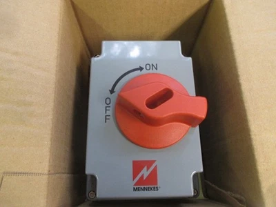 NEW MENNEKES DISCONNECT SWITCH 25A, 3PH, 600VAC, 5HP, ME20MS1A-M2 - Image 1 of 4