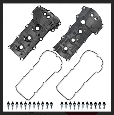 {Izquierda y derecha} Cubiertas de válvula de motor comp con Ford Edge F-150 Flex Mustang 2011-2019 Foto 1 de 4