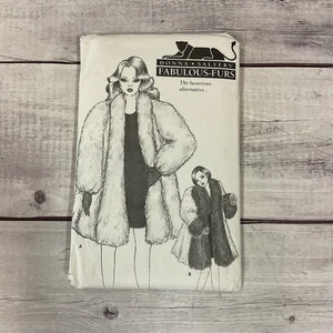 Donna Salyers Fabulous Furs Sewing Pattern #009 Coat Detachable Collar UNCUT - Picture 1 of 3