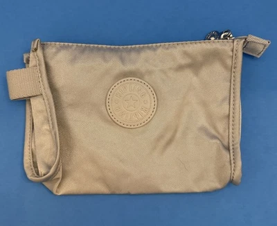 Kipling молнии мешок маленькая сумка легкий путешествий устроитель серебро серый - Изображение 1 из 4