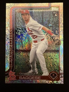 2025 Topps Serie 2 Thomas Saggese (#463) MINT Holofoil Rookie Karte ^GRUMPYBUCK^ - Bild 1 von 2
