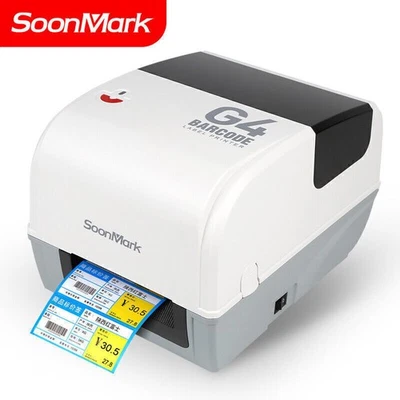 Soonmark G4 Desktop USB/Bluetooth Thermal Transfer Label Printer 203DPI/300DPI - Image 1 of 4