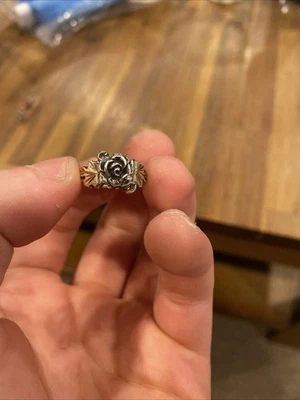 Sterling Silver Rose Woman’s Pinky/childs Ring - Image 1 of 4