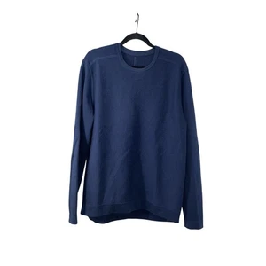 Lululemon Alpine Air Crew Wool Sweater Navy Men’s Large - Picture 1 of 6