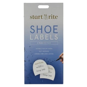 Childrens Startrite Write Your Own Shoe Labels Suitable For Any Shoes 8 Per Pack - Picture 1 of 4