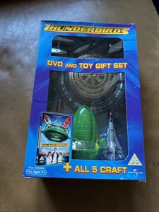 Bin Thunderbirds 2004 DVD & Toy Set All 5 Craft, Map, leaflet, bookmark -no DVD - Foto 1 di 5