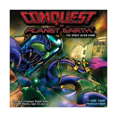 Flying Frog Conquest of Planet Earth - The Space Alien Game Box VG+/NM - Image 1 of 2