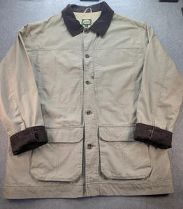 Cabela Chore Coat Tan Jacket Field Barn Ranch Work Canvas Utility Gorpcore XL T - Picture 1 of 17