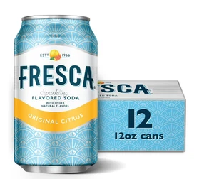 Fresca Pompelmo Citrus Soda Pop, 12 fl oz, confezione da 12 lattine - Foto 1 di 9