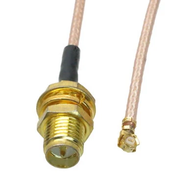 RF cable Reverse Polarity RP-SMA female to IPX U.fl RG178 6" PCI WIFI Card - Image 1 of 3