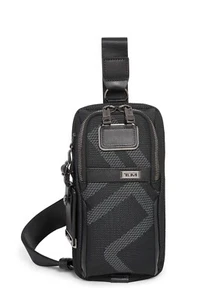 NEW Tumi ALPHA 10.5” Compact Sling Crossbody - REFLECTIVE TUMI JACQUARD - Picture 1 of 5