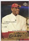 2003-04 Upper Deck #LJ5 Lebron James Diary Cleveland Cavaliers