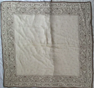 -Superbe châle en mousseline HESS NATUR soie TBEG vintage scarf - Picture 1 of 4
